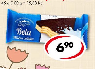 Bela mléčné oplatky