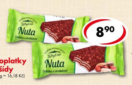 Nuta oplatky s arašídy