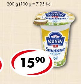 Smetana na vaření 12 %
