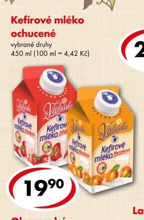 Kefírové mléko ochucené