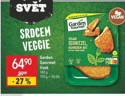 Garden Gourmet řízek