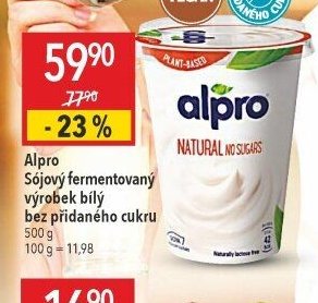 Alpro Sójový fermentovaný výrobek bílý bez přidaného cukru
