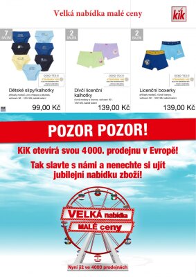 akční leták Kik textil 21.3.2022-4.4.2022