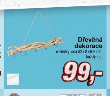 Dřevěná dekorace
