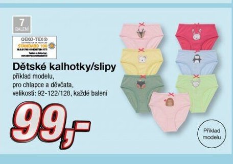 Dětské kalhotky/slipy