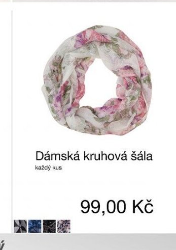 Dámská kruhová šála