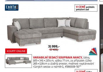 Variabilní sedací souprava NANCY