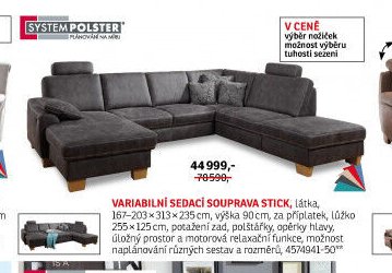Variabilní sedací souprava Stick