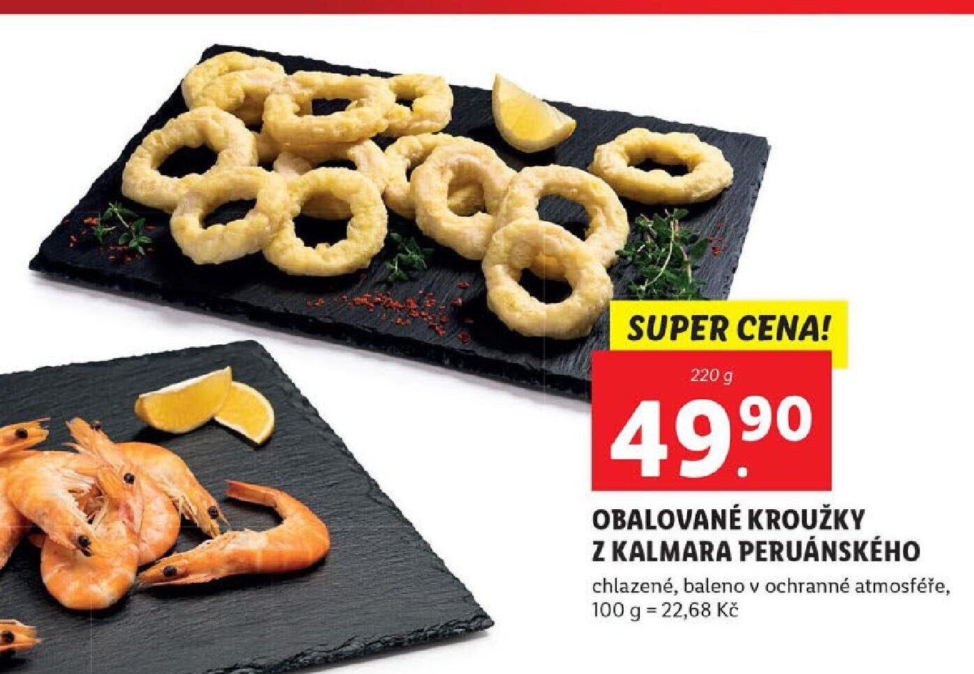 OBALOVANÉ KROUŽKY Z KALMARA PERUÁNSKÉHO