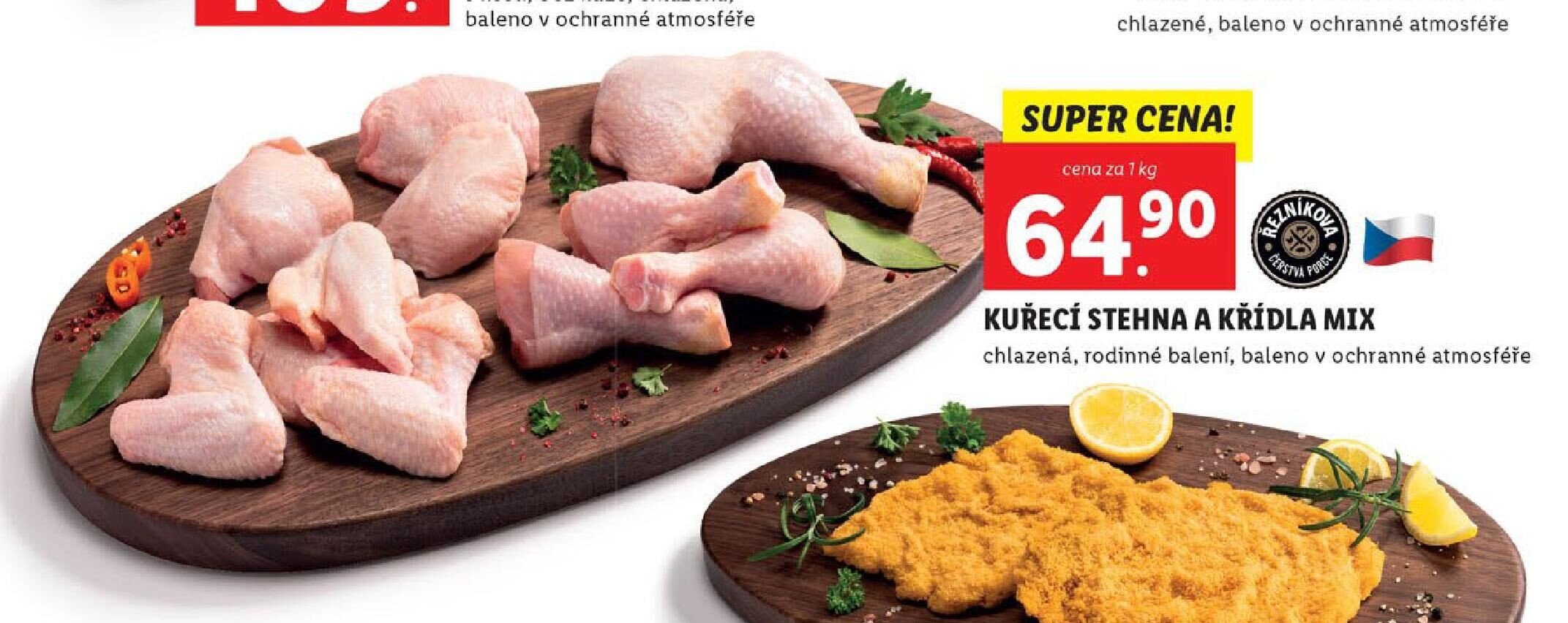 KUŘECÍ STEHNA A KŘÍDLA MIX