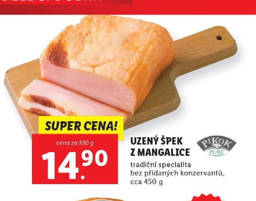 Uzený špek z mangalice
