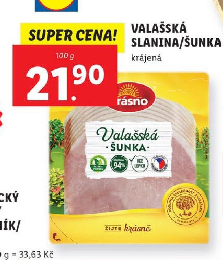 Valašská slanina/šunka