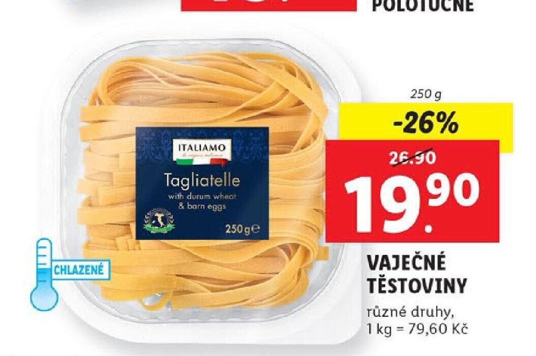 Italiamo vaječné těstoviny