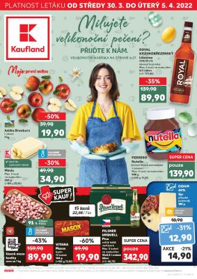 akční leták Kaufland 30.3.2022-5.4.2022
