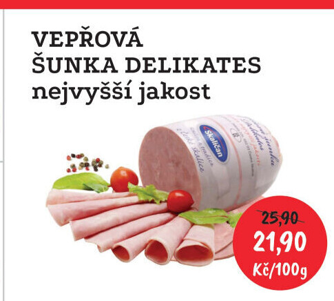 Šunka vepřová delikates nejvyšší jakost