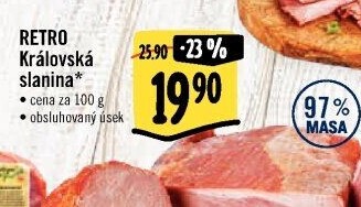Královská slanina Albert Retro