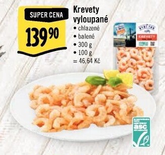 Krevety loupané Albert