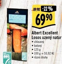 Losos uzený filet Albert Excellent