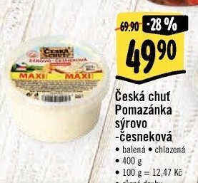 Pomazánka česnekovo-sýrová Česká chuť