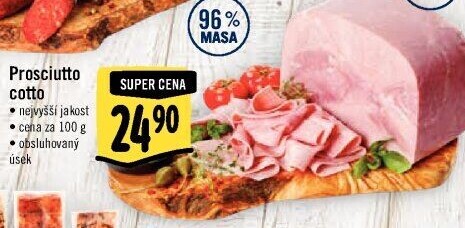 Šunka Prosciutto Cotto Italo nejvyšší jakosti