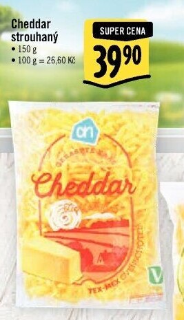 Sýr Cheddar strouhaný Albert Heijn