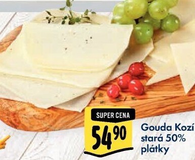 Sýr Gouda kozí stará 50%