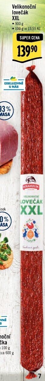 Velikonoční lovečák Krahulík