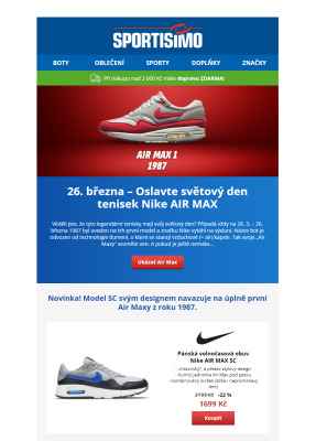 akční leták Sportisimo 26.3.2022-31.3.2022