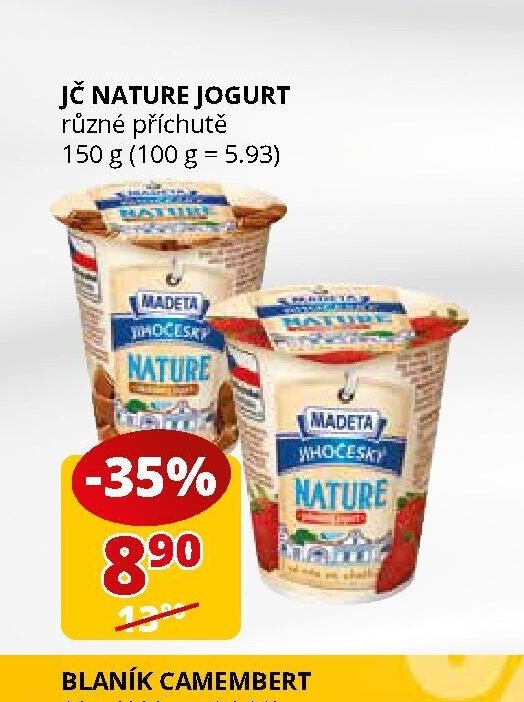 JČ NATURE JOGURT