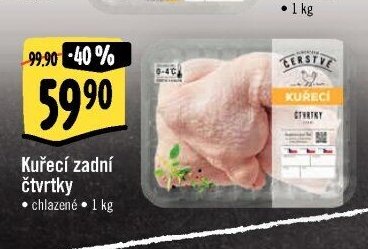 Kuřecí zadní čtvrtky