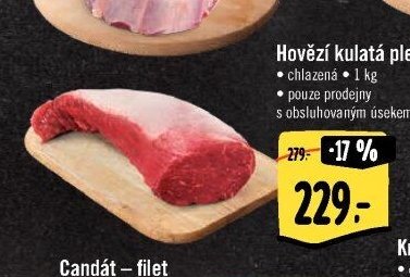 Hovězí kulatá plec