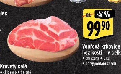 Vepřová krkovice bez kosti – v celku