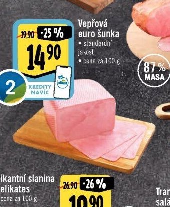Vepřová euro šunka