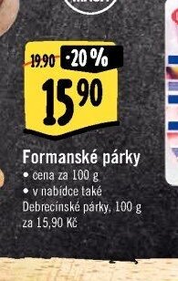 Formanské párky