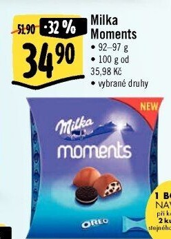 Bonboniéra Pralinky Moments Milka