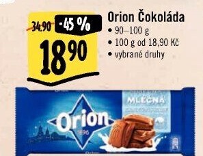 Čokoláda Orion
