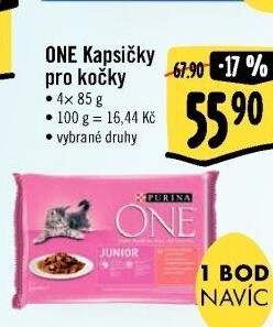 Kapsičky pro kočky One Purina