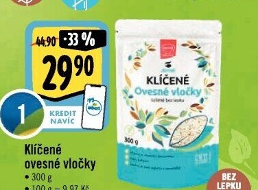 Klíčené ovesné vločky bez lepku Semix