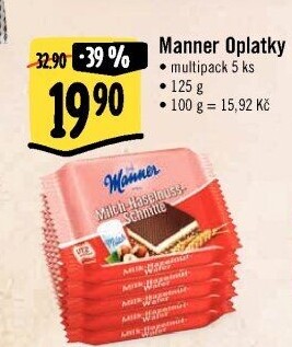 Oplatky Snack Manner