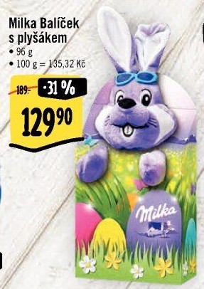 Sladkosti s plyšákem Milka