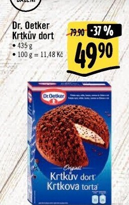 Směs na krtkův dort Dr. Oetker