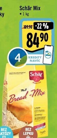 Směs na pečení bez lepku Mix B Schär