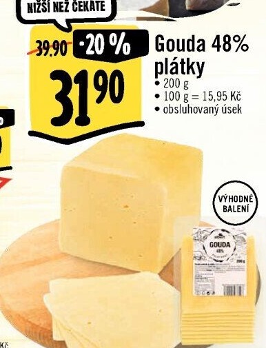 Sýr Gouda 48% Albert