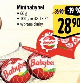 Sýr Mini Babybel Veselá kráva