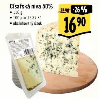 Sýr Niva císařská 50% Madeta