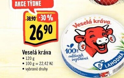 Sýr tavený Veselá kráva