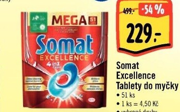 Tablety do myčky Excellence Somat
