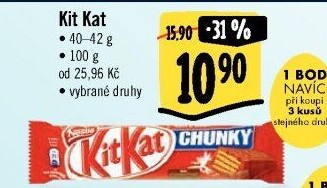 Tyčinka Kit Kat Nestlé