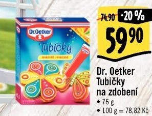 Zdobicí tubičky Dr. Oetker