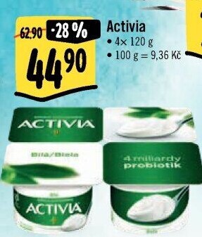 Bílý jogurt Activia Danone
